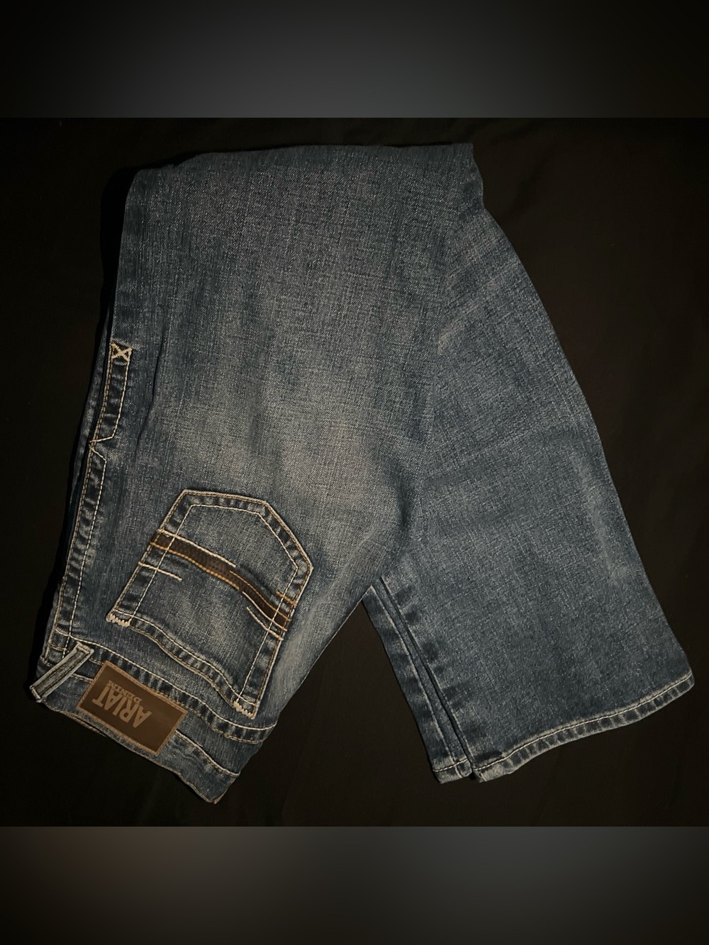 Ariat Men's Dark Blue Relaxed Fit Jeans
